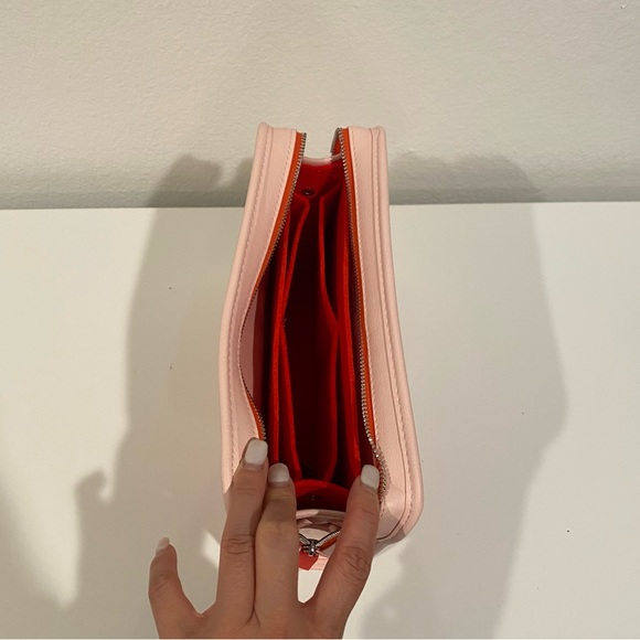 Glossier Bags Glossier Beauty Bag Pink And Red Poshmark